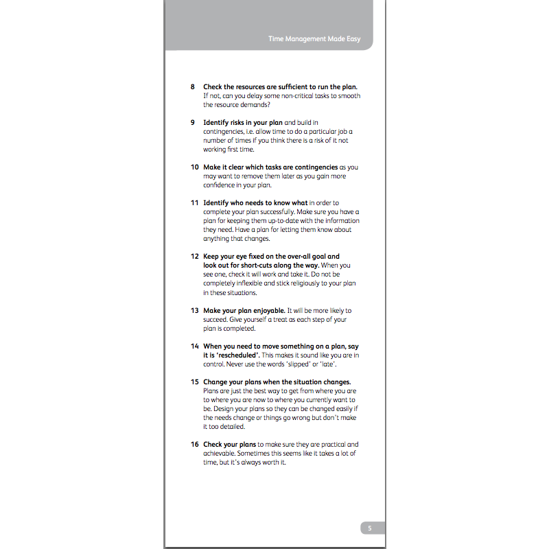 Time Management Made Easy 3 Time Management Made Easy
